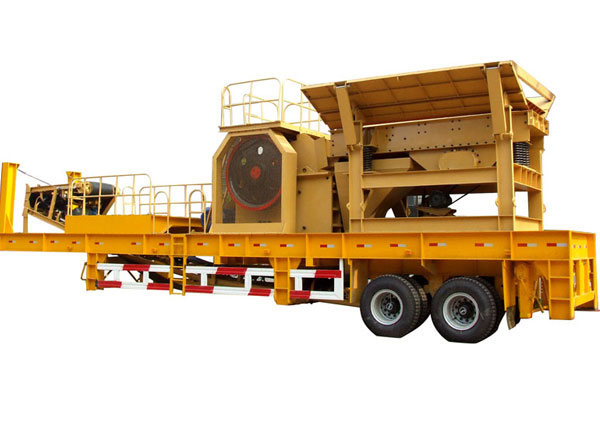 颚式移动破碎站