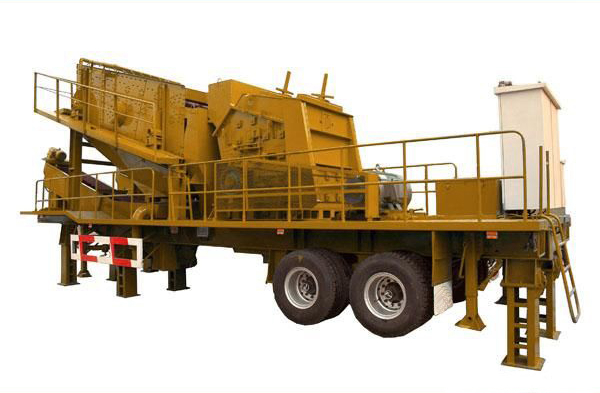 反击式移动破碎站