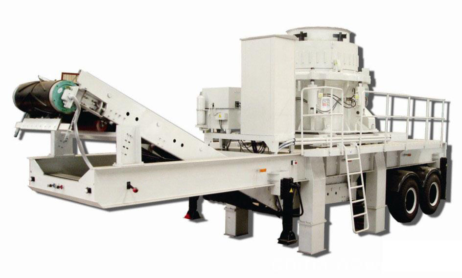 圆锥式移动破碎站